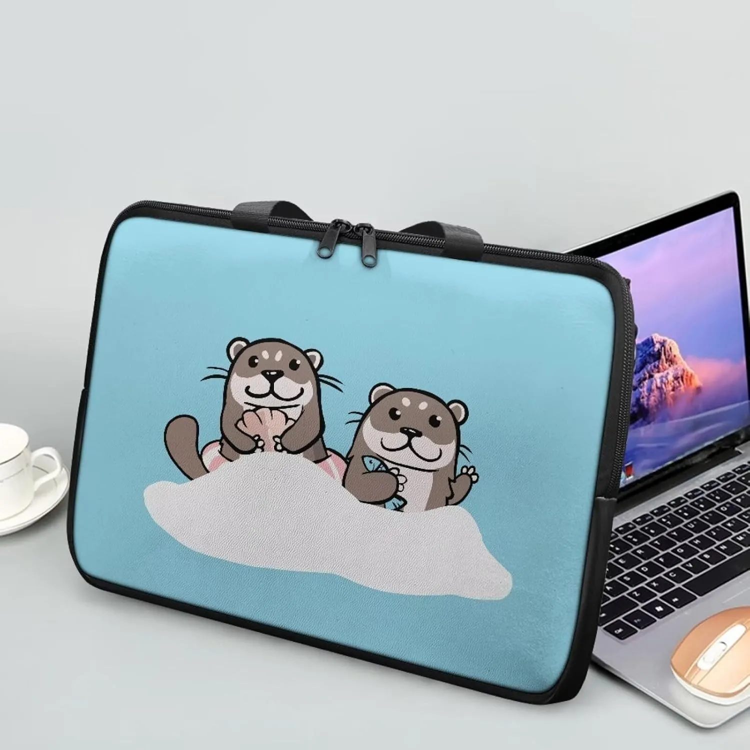 Uasibuni Computer Carrying Case,Notebook Bag for Women,Laptop Messenger Bag for Men,Laptop Sleeve