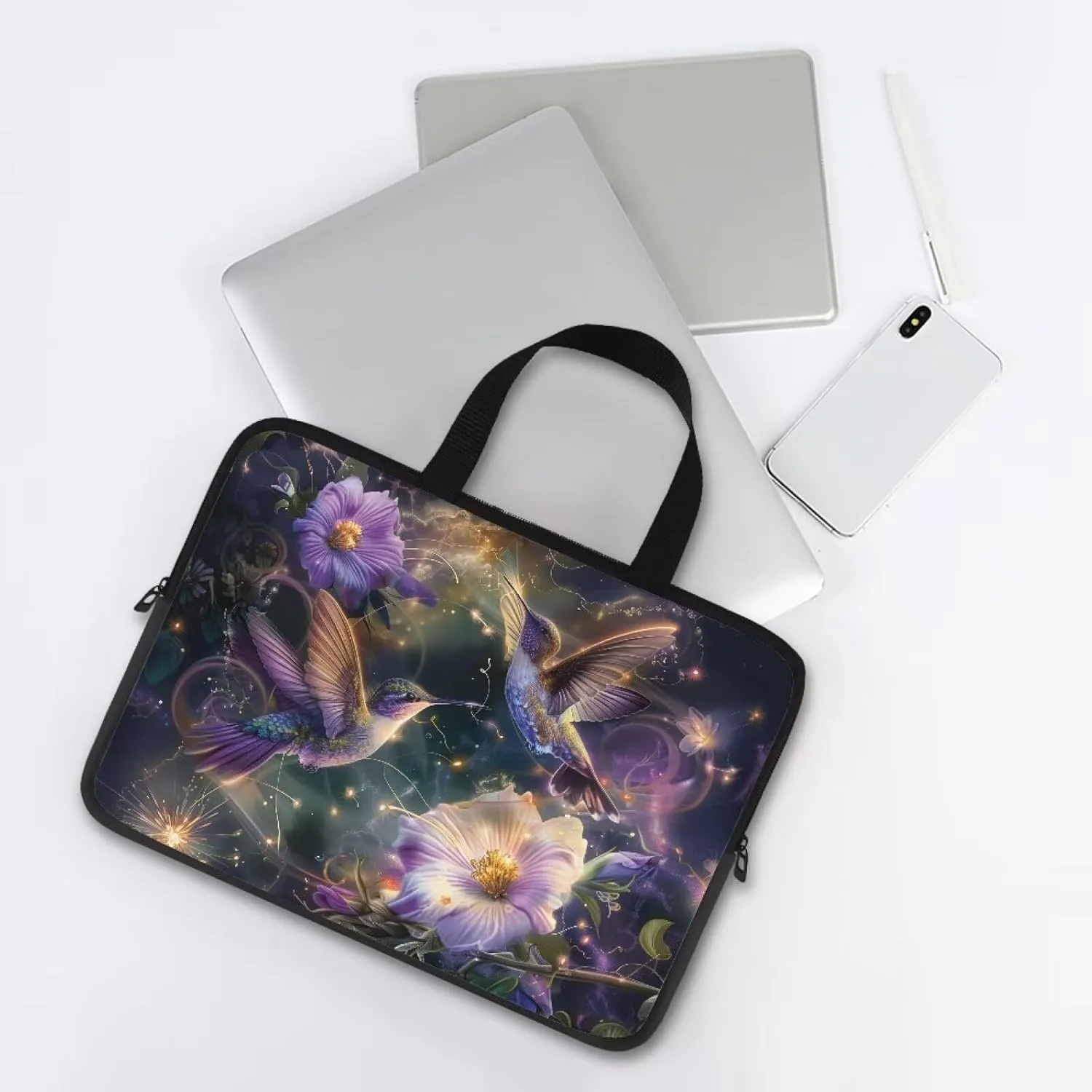 Uasibuni Cute Laptop Cover 17In Laptop Case Bag Laptop Sleeve Messenger Bag Briefcase Laptop Tote Bag Gift for Women Men
