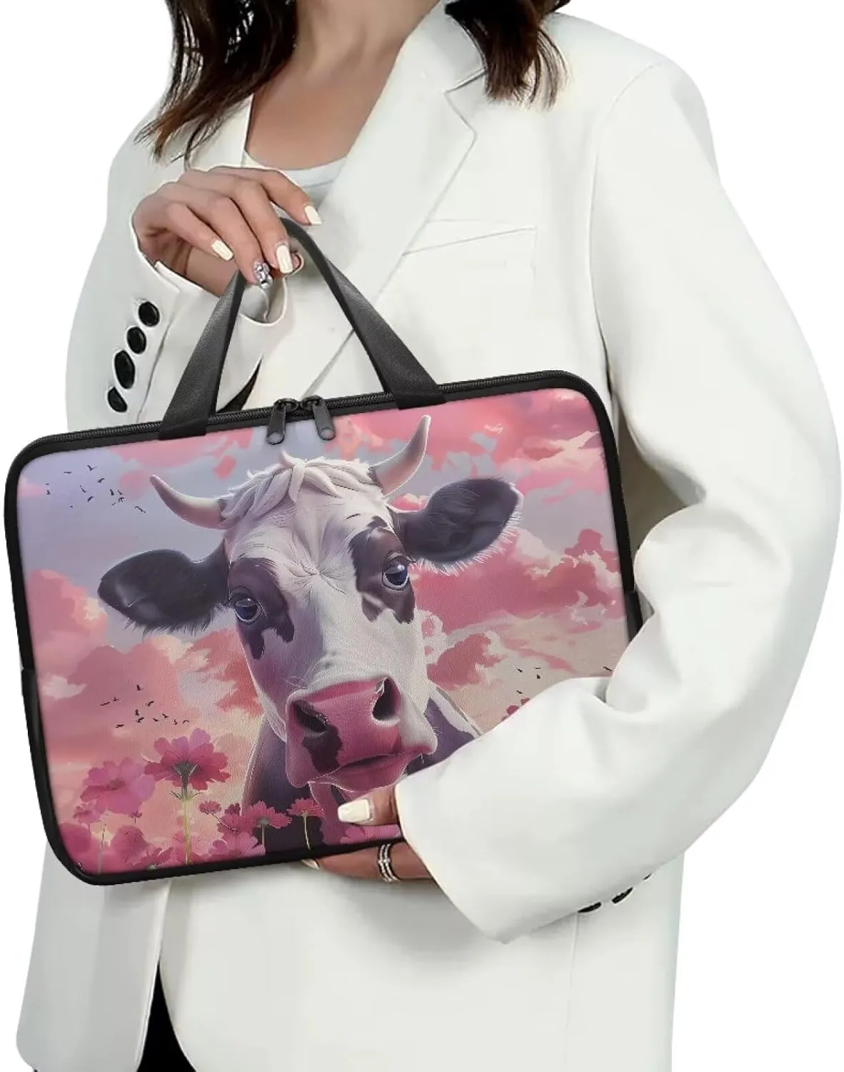 Uasibuni Fashion Laptop Tote Bag 15In /17.3In,Laptop Messenger Bag,17" Computer Bag for Women & Men