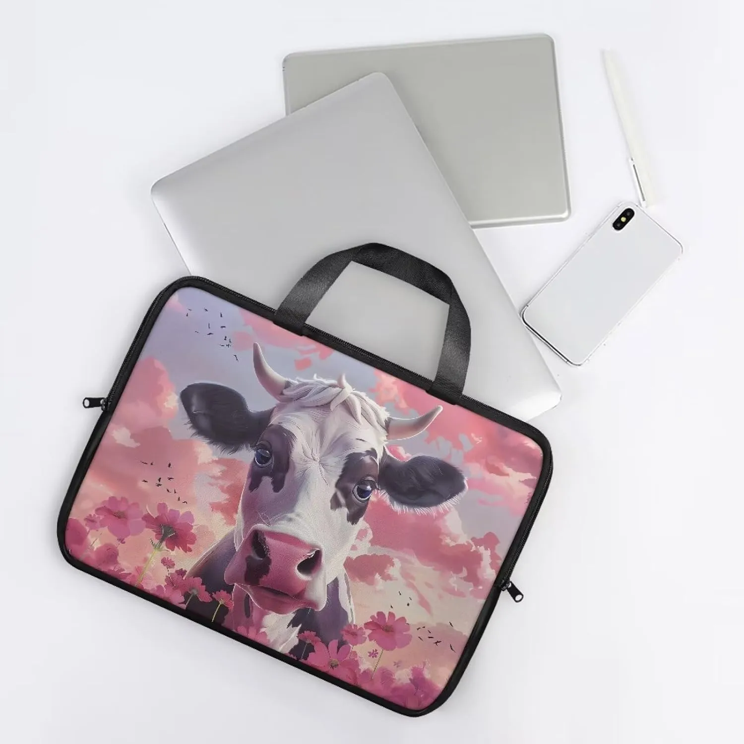Uasibuni Fashion Laptop Tote Bag 15In /17.3In,Laptop Messenger Bag,17" Computer Bag for Women & Men