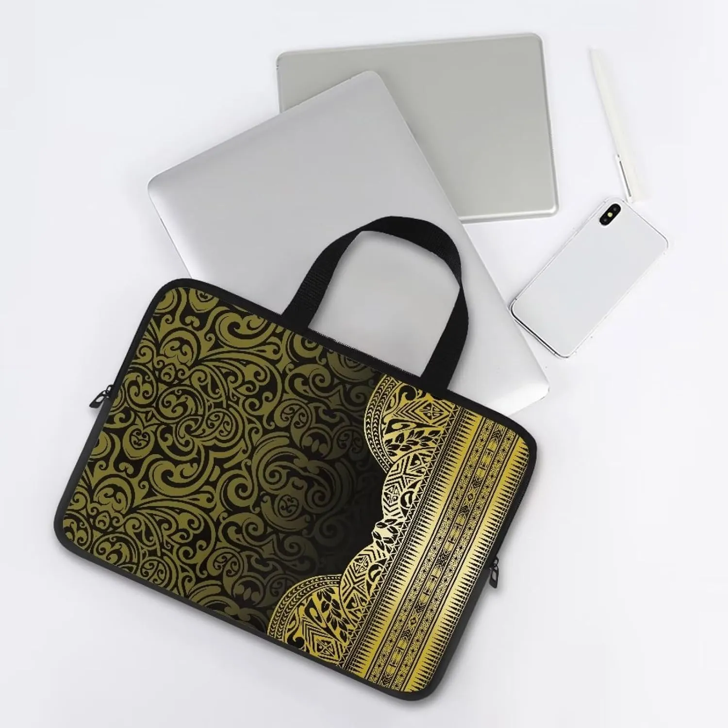 Uasibuni Laptop Sleeve Bag 15.6 In Laptop Bag Laptop Cover Cute Carrying Case for Women Laptop Handbag Tote Bag