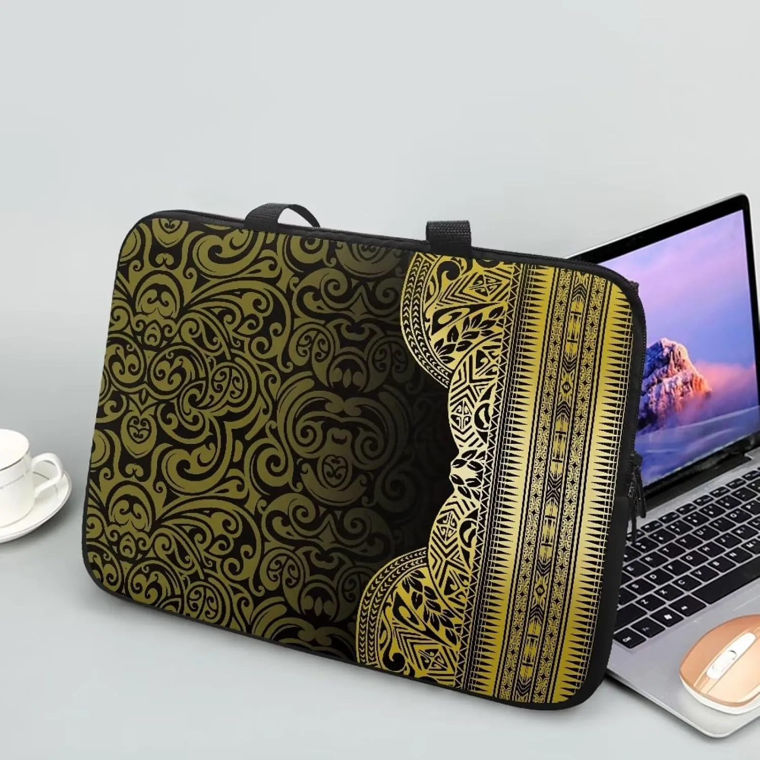 Uasibuni Laptop Sleeve Bag 15.6 In Laptop Bag Laptop Cover Cute Carrying Case for Women Laptop Handbag Tote Bag