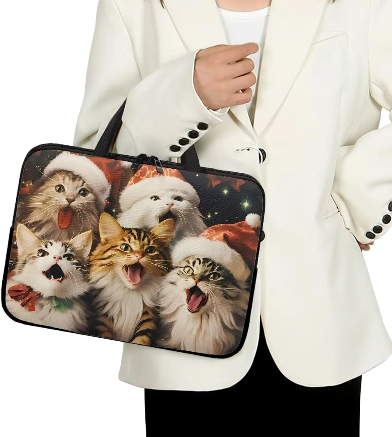 Uasibuni Laptop Sleeve Bag 17 inch Laptop Shoulder Bag Laptop Carrying Case Computer Cover Laptop Bag for Women Men
