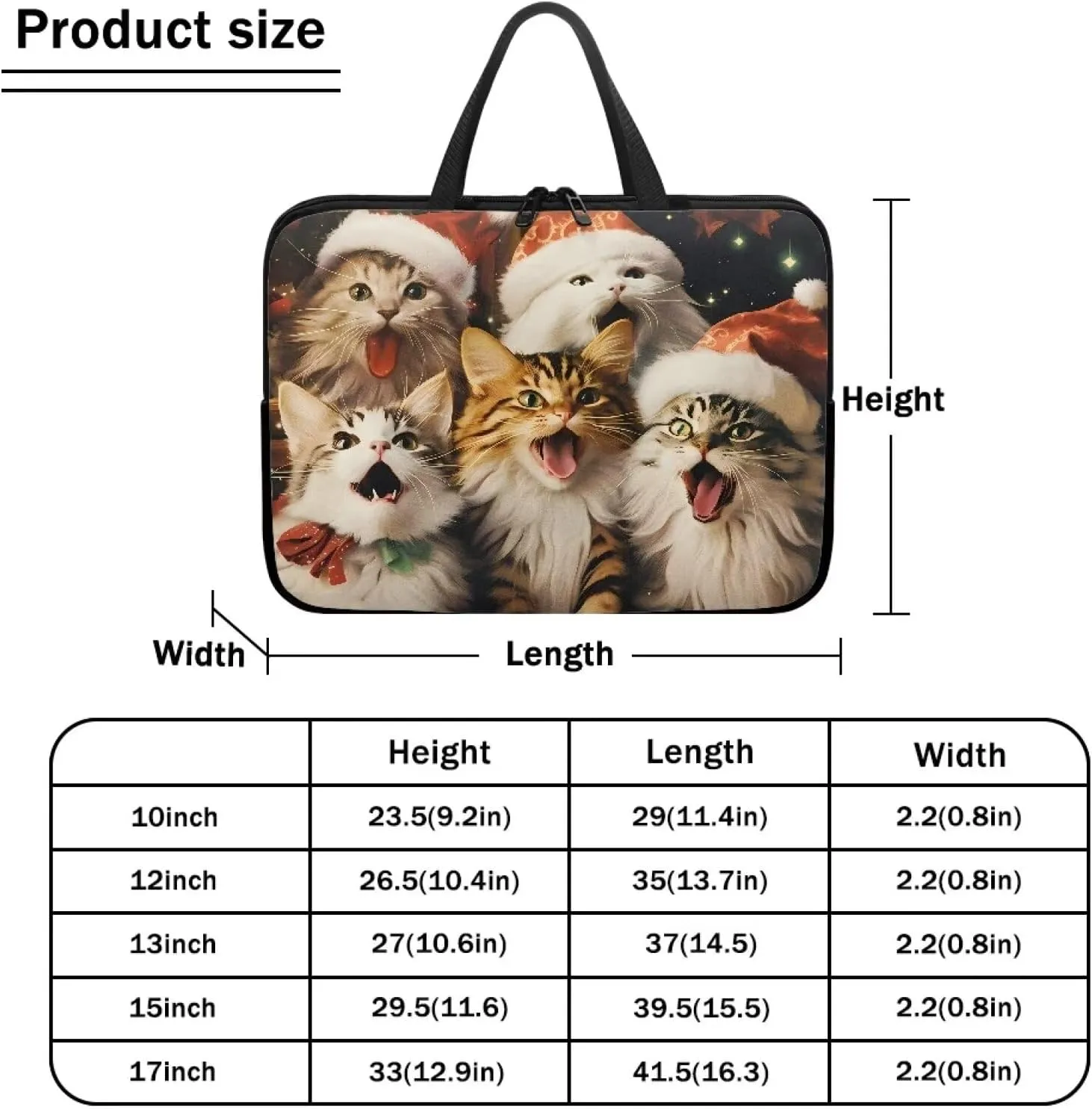 Uasibuni Laptop Sleeve Bag 17 inch Laptop Shoulder Bag Laptop Carrying Case Computer Cover Laptop Bag for Women Men