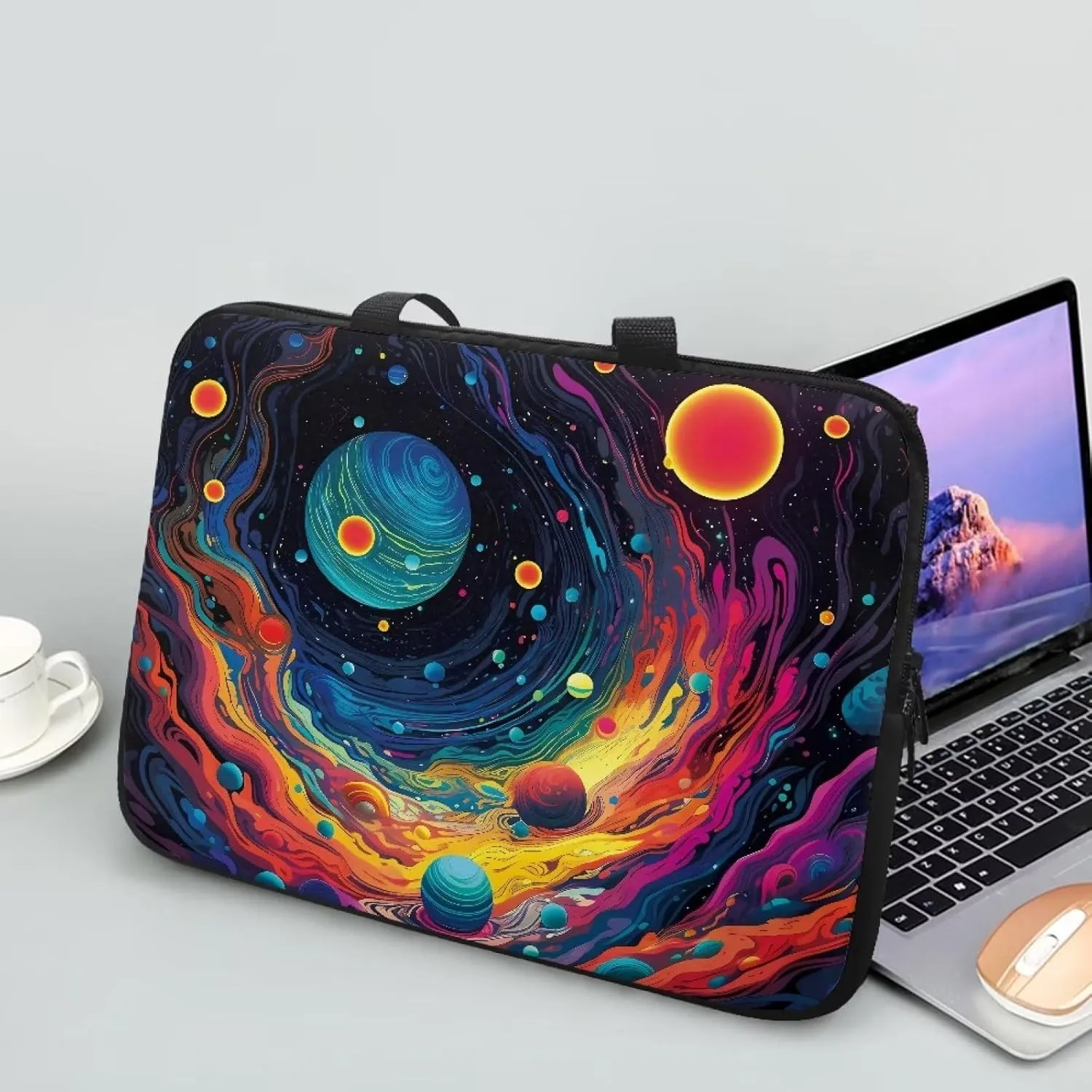 Uasibuni Laptop Sleeve Case with Handle for 14/15.6/ 17In Laptop,Laptop Case Cover Cute Laptop Bag for Women Men