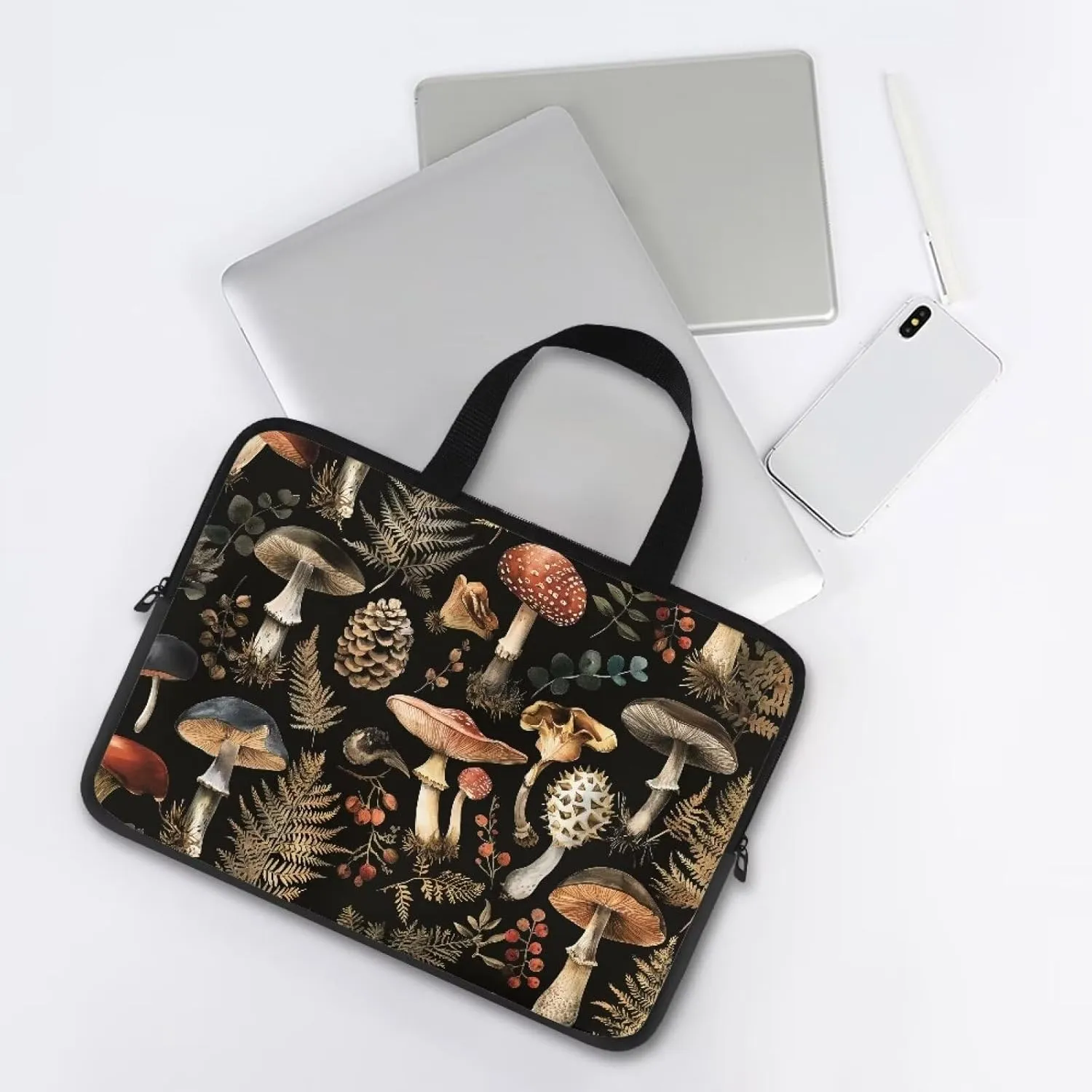 Uasibuni Laptop Sleeve Case with Handle for 14/15.6/ 17In Laptop,Laptop Case Cover Cute Laptop Bag for Women Men