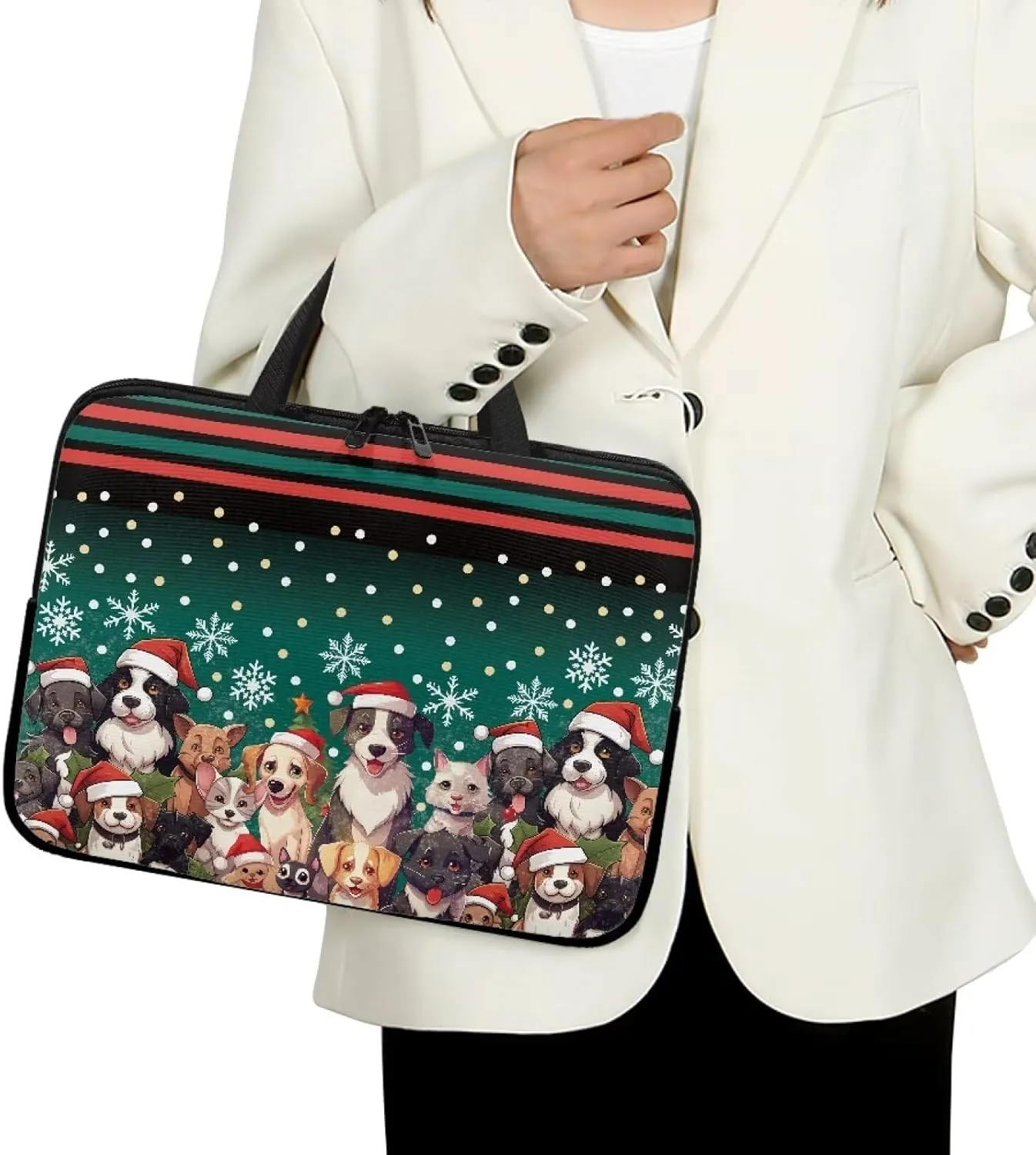 Uasibuni Women Stylish Laptop Bag 15.6 Inch Laptop Sleeve Bag Laptop Messenger Bag Briefcase Laptop Case