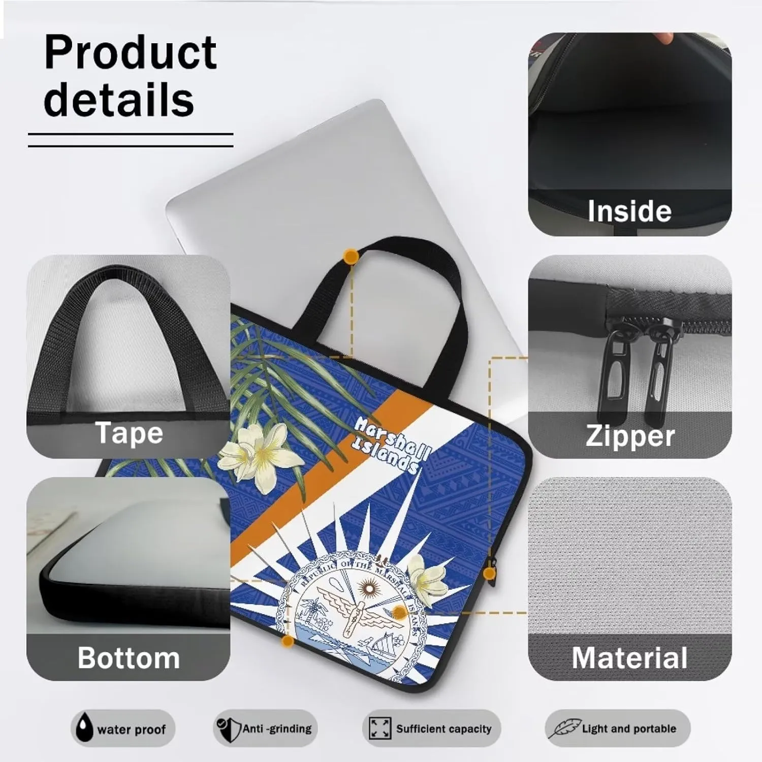 Uasibuni Women Stylish Laptop Bag 15.6 Inch Laptop Sleeve Bag Laptop Messenger Bag Briefcase Laptop Case