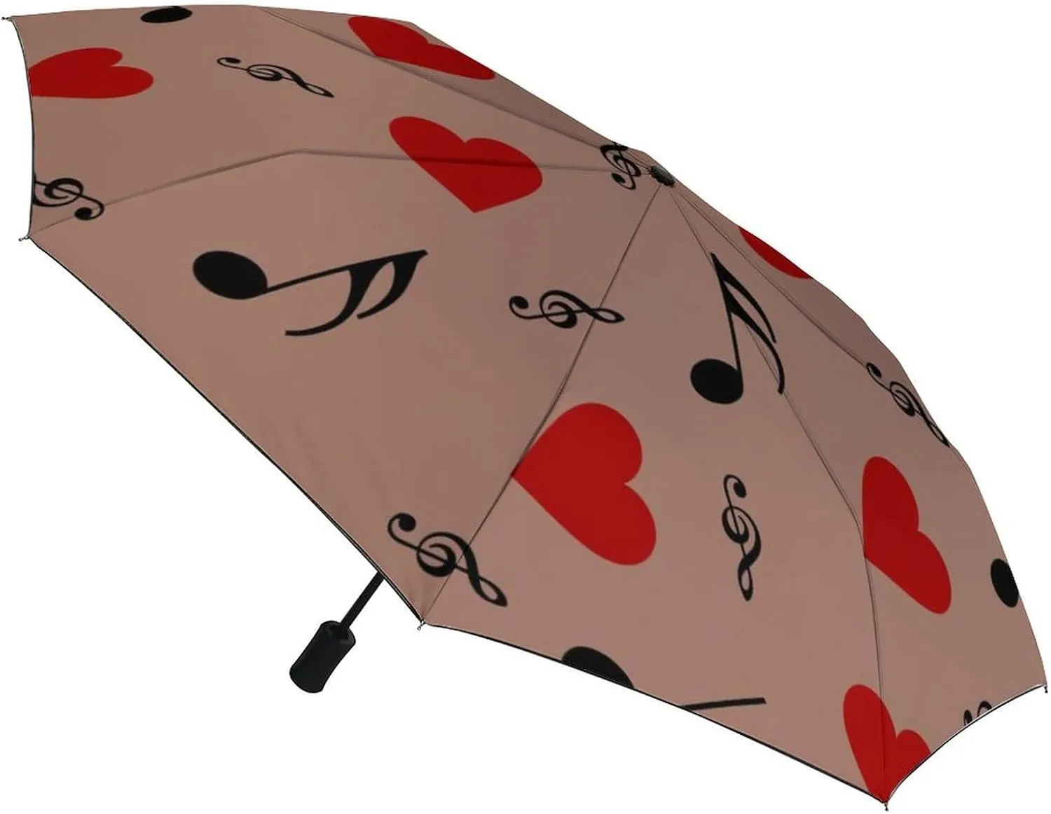 Umbrella Compact Folding Wooded Hunting Travel Umbrella Auto Open And Close for Windproof, Rainproof