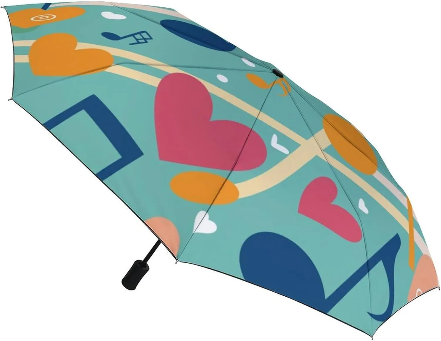 Umbrella Compact Folding Wooded Hunting Travel Umbrella Auto Open And Close for Windproof, Rainproof