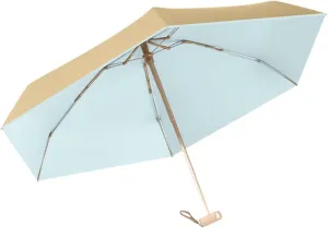 umbrella, Compact Travel Umbrella, Pocket Portable Folding Windproof Mini Umbrella, Titanium Gold Anti-UV, Car Backpack Purse Umbrellas for Rain, Men Women