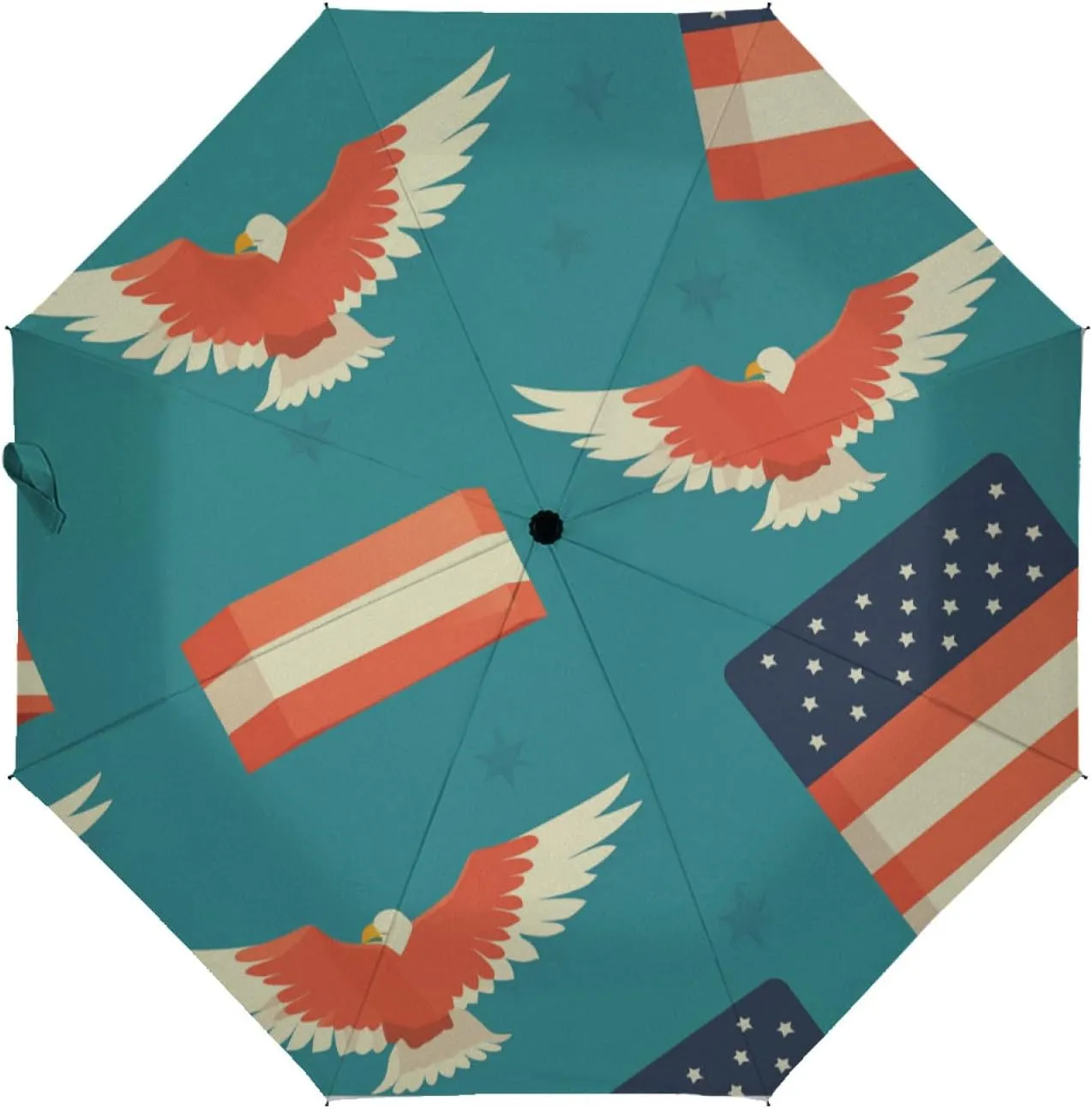 umbrella Travel Umbrella Anti-UV Umbrellas Strong Compact Umbrella,8 Reinforced Fiberglass Ribs Ergonomic Handle,for Men and Women