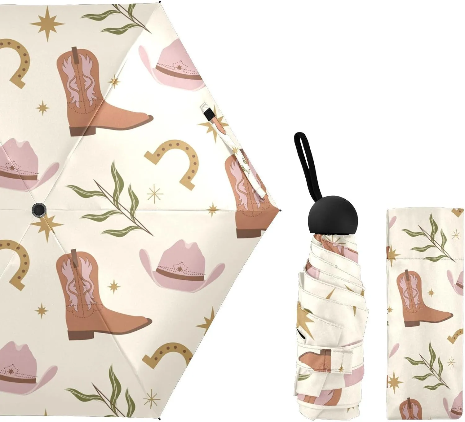 Umbrellas for Rain Travel Umbrella Windproof Small Folding Compact Mini Umbrella for Purse Lightweight Portable 1