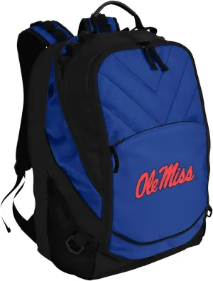 University of Mississippi Backpack Ole Miss Bag w/Laptop Section