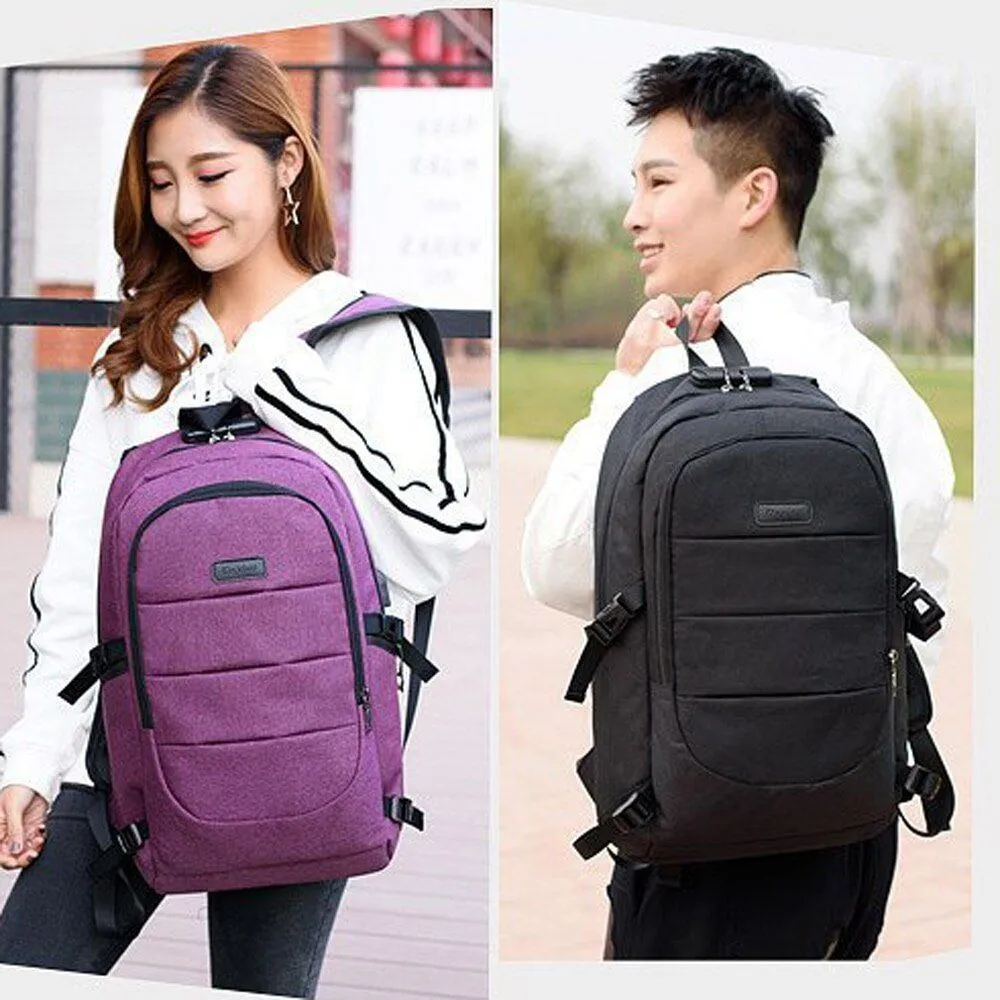 Usb Charging Large Capacity Men Women Backpack Laptop Waterproof Multifunctional Computer Bag Students Teen Schoolbag