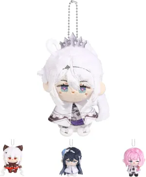 UTIEHD Honkai Impact 3rd Plush Keychain, Cute 4 Inch Collectible Doll, Compact Size for Bags and Keys for Fans (Kiana)