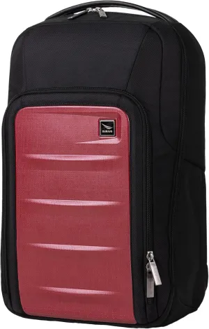 Venture Slim Laptop Backpack, Durable, Sleek, Flight Approved, Fits Up to 17" Laptop, Breathable, Lightweight (Red, Slim)