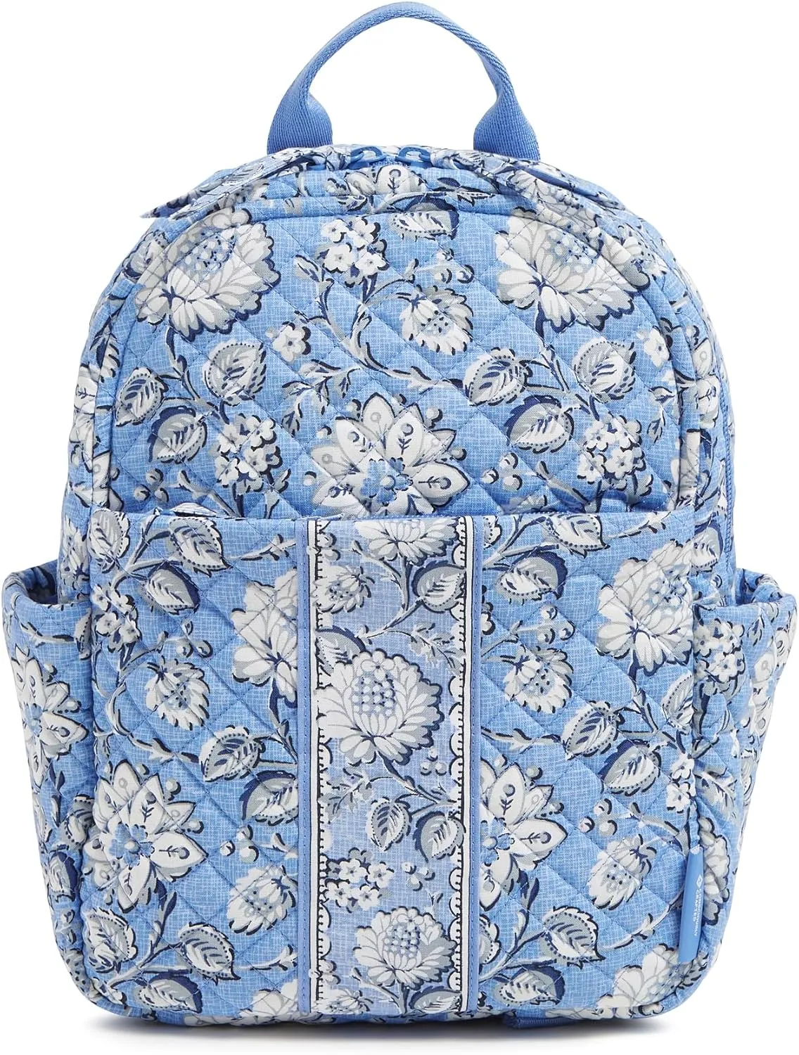 Vera Bradley Cotton Small Backpack, Sweet Garden Blue