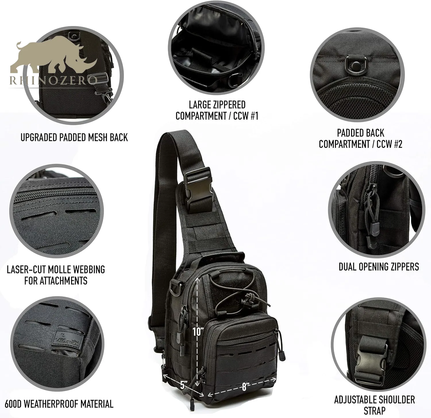 Versatile EDC Sling Bag -  Shoulder Bag