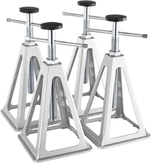 VEVOR RV Stabilizer Jacks, 4 Pack Aluminum RV Leveling Jacks, RV Stack Jacks for RV Travel Trailer Camper, Single Screw Jack Support up to 6000 Lbs, Adjustable from 11 inch to 17 inch