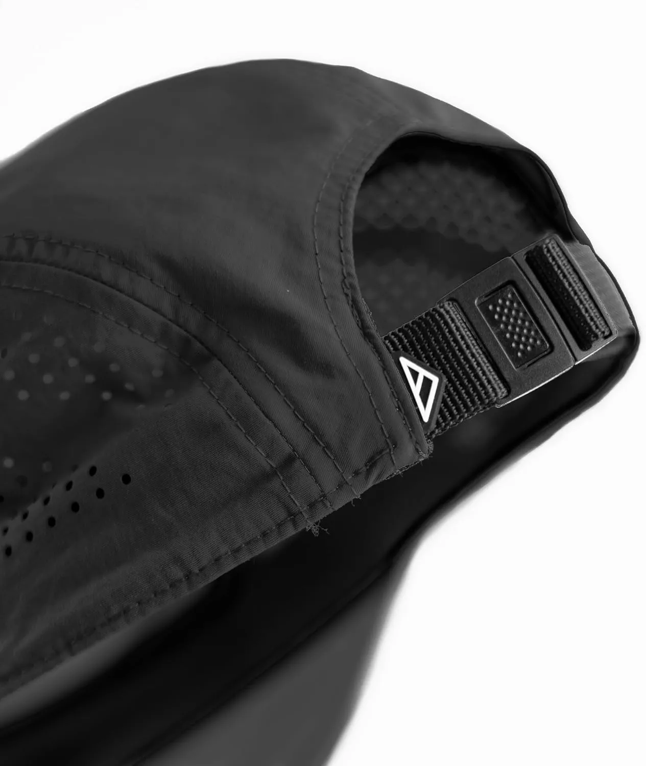 Vista Hat, Lightweight Nylon 5 Panel Cap with Snap Closure and Laser-Cut Ventilation