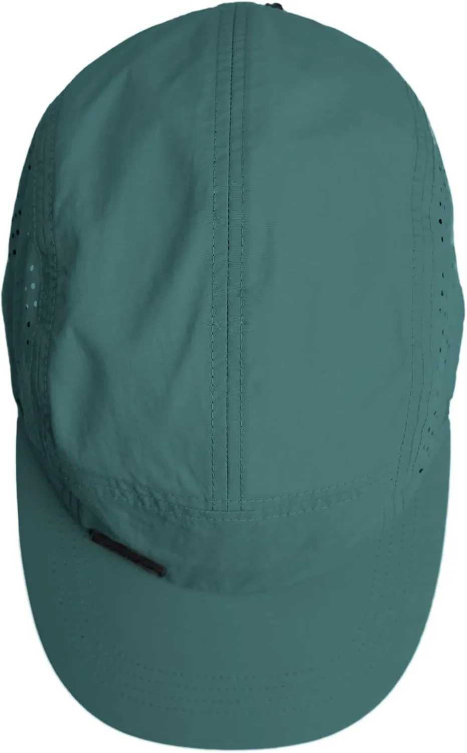Vista Hat, Lightweight Nylon 5 Panel Cap with Snap Closure and Laser-Cut Ventilation