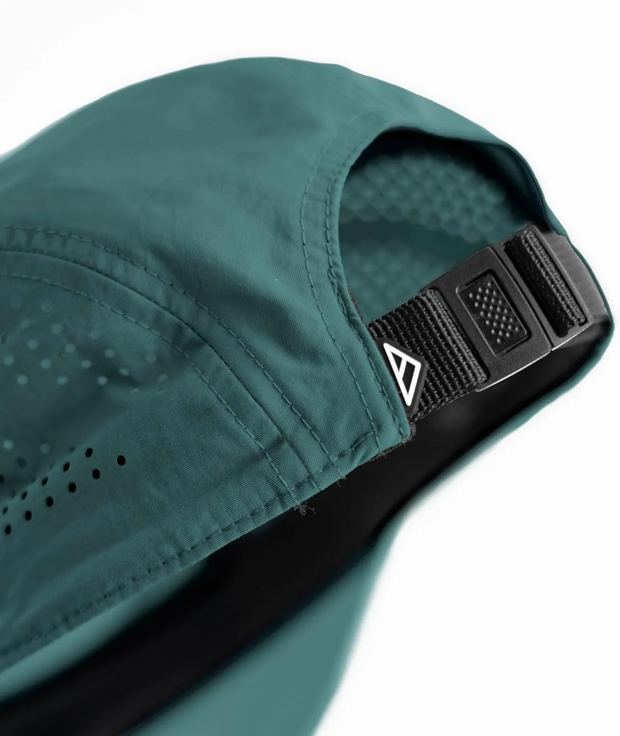 Vista Hat, Lightweight Nylon 5 Panel Cap with Snap Closure and Laser-Cut Ventilation