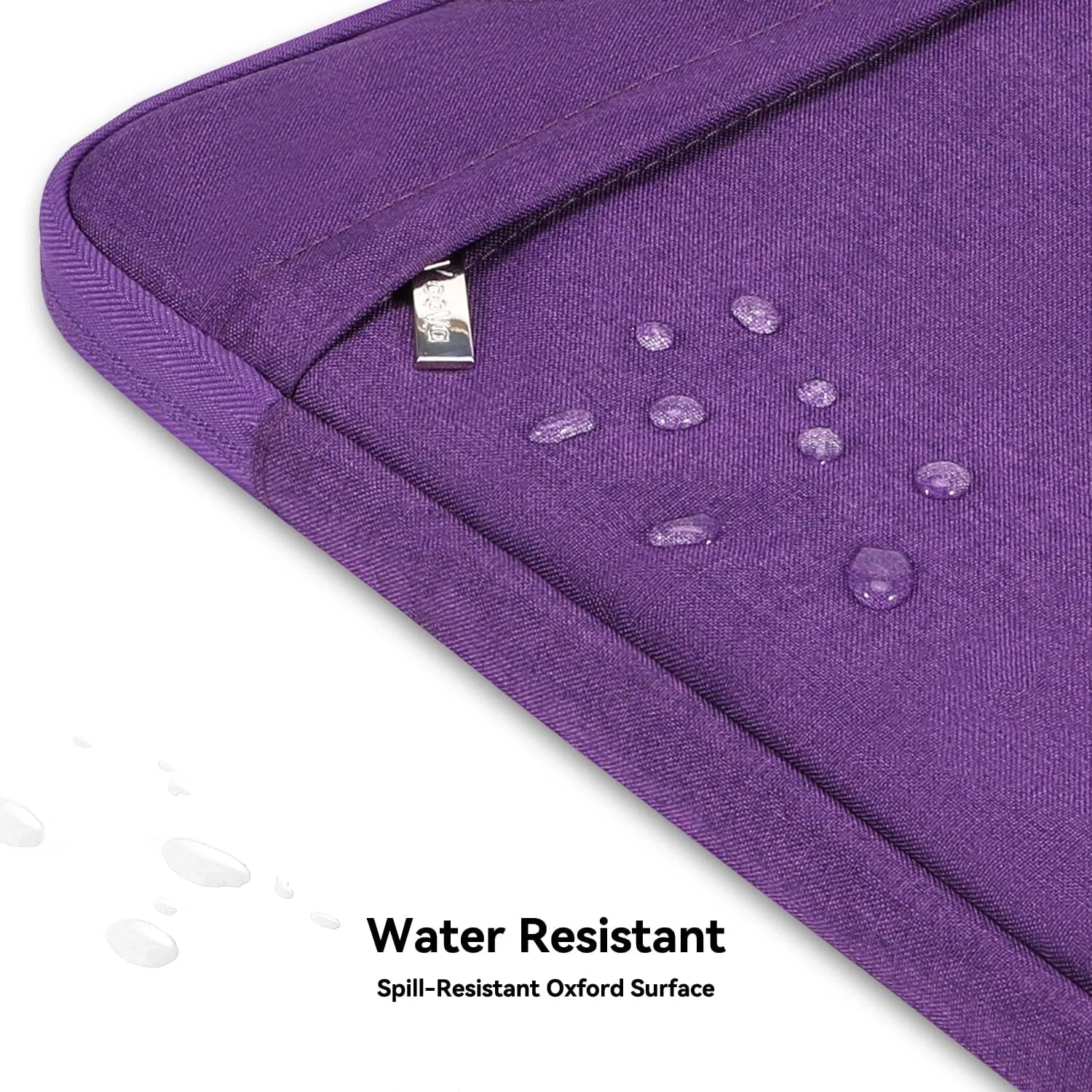 Voova 17 17.3 Inch Laptop Sleeve Case, Slim Women Men Shoulder Hand Bag Compatible with Razer Blade Pro 17, Lenovo Dell Asus Acer HP Notebook Messenger Briefcase with Strap, Waterproof, Purple