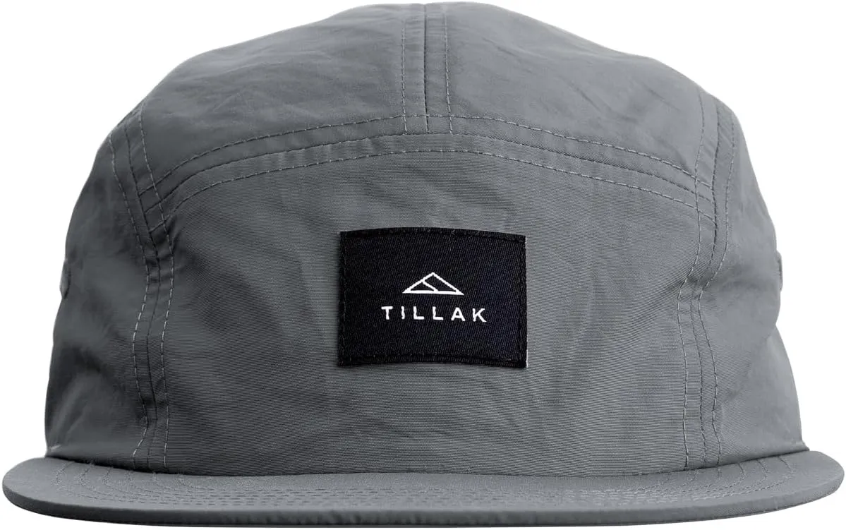 Wallowa Camp Hat, Lightweight Nylon 5 Panel Cap with Snap Closure