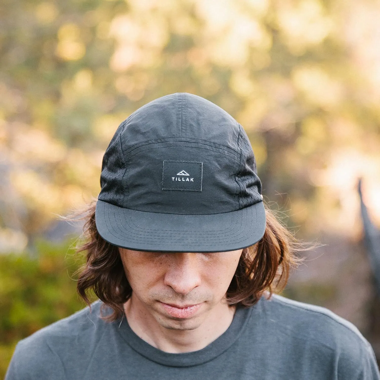 Wallowa Trail Hat, a Lightweight Nylon and Stretch Mesh 5 Panel Cap