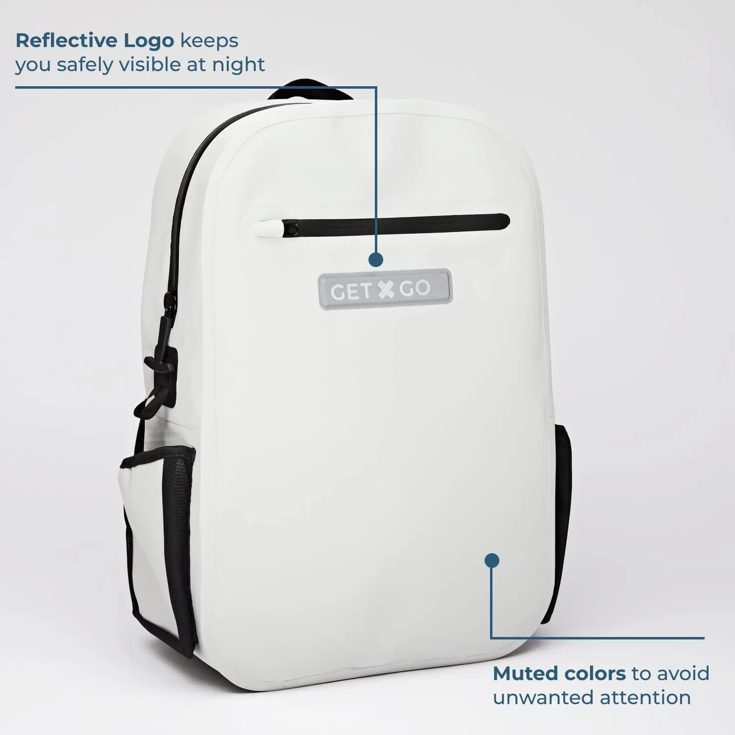 Waterproof Bag with Airtight Zipper - Important Document Organizer Waterproof Safety Boxes/Backpack for for Home, Emergencies, Hurricane, Flood. Size 20 x 13.5 x 5 inches (3 items Combo)