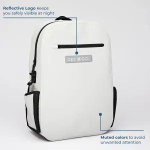Waterproof Bag with Airtight Zipper - Important Document Organizer Waterproof Safety Boxes/Backpack for for Home, Emergencies, Hurricane, Flood. Size 20 x 13.5 x 5 inches (3 items Combo)