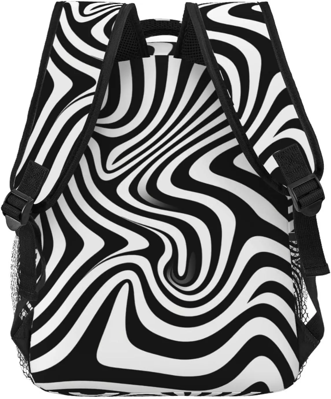 Whirlpool Illusion Backpack for Men Women Casual Daypack Laptop Backpack Computer Bag Travel Laptop Bag
