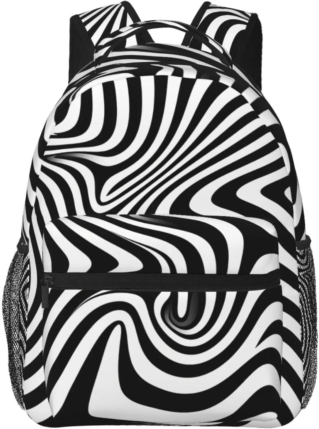 Whirlpool Illusion Backpack for Men Women Casual Daypack Laptop Backpack Computer Bag Travel Laptop Bag