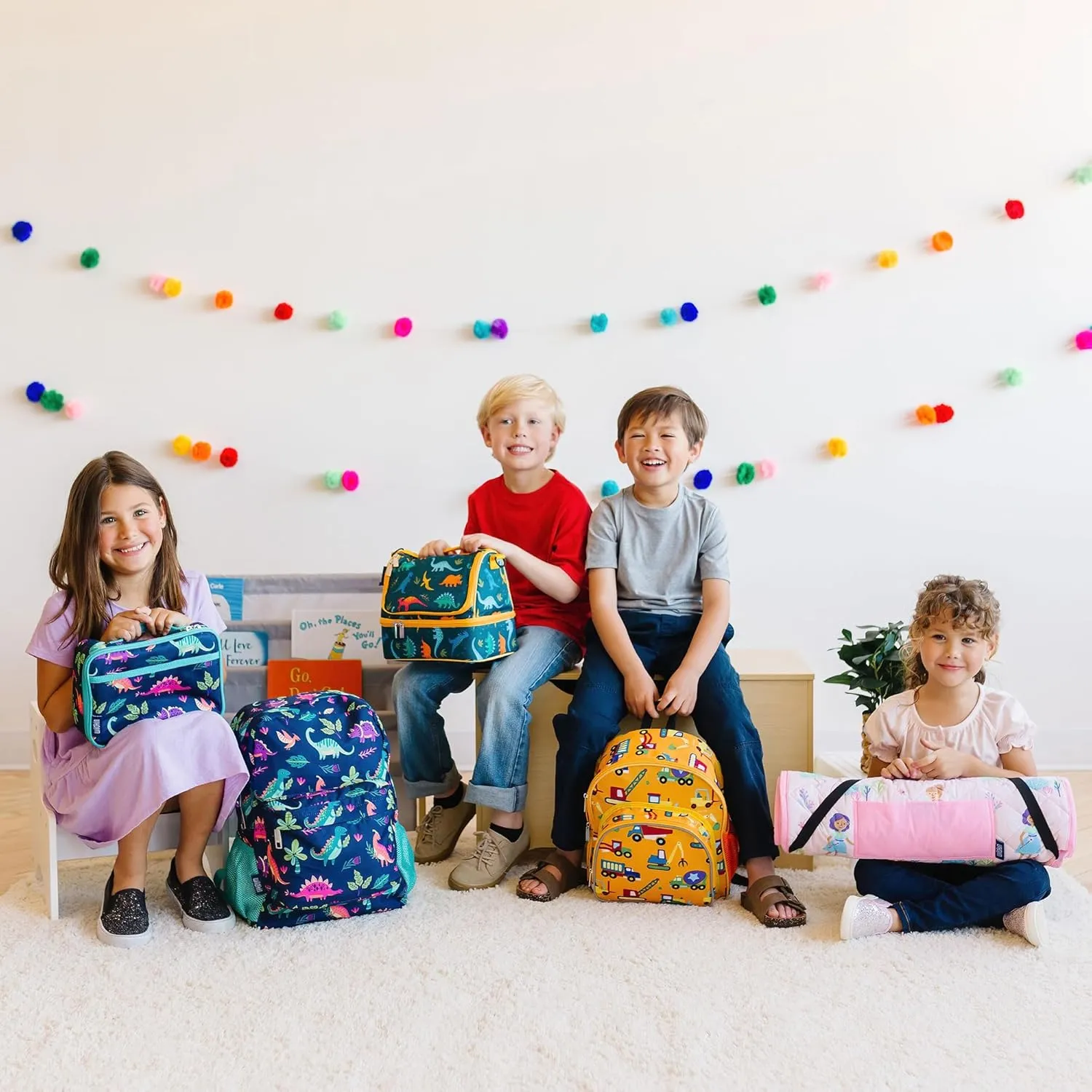 Wildkin 15-inch Kids Backpack – Durable, Padded, Adjustable for School & Travel - Ballerina