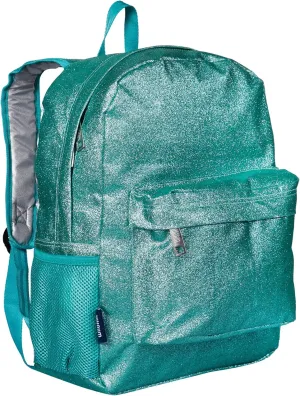 Wildkin 16-inch Kids Backpack – Durable, Padded & Spacious School Bag for Boys & Girls (Blue Glitter)