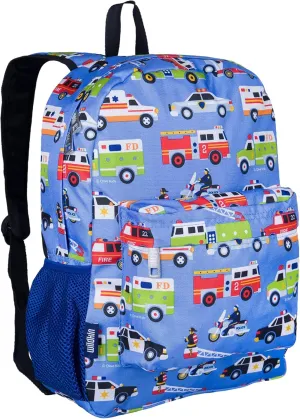 Wildkin 16-inch Kids Backpack – Durable, Padded & Spacious School Bag for Boys & Girls - Heroes