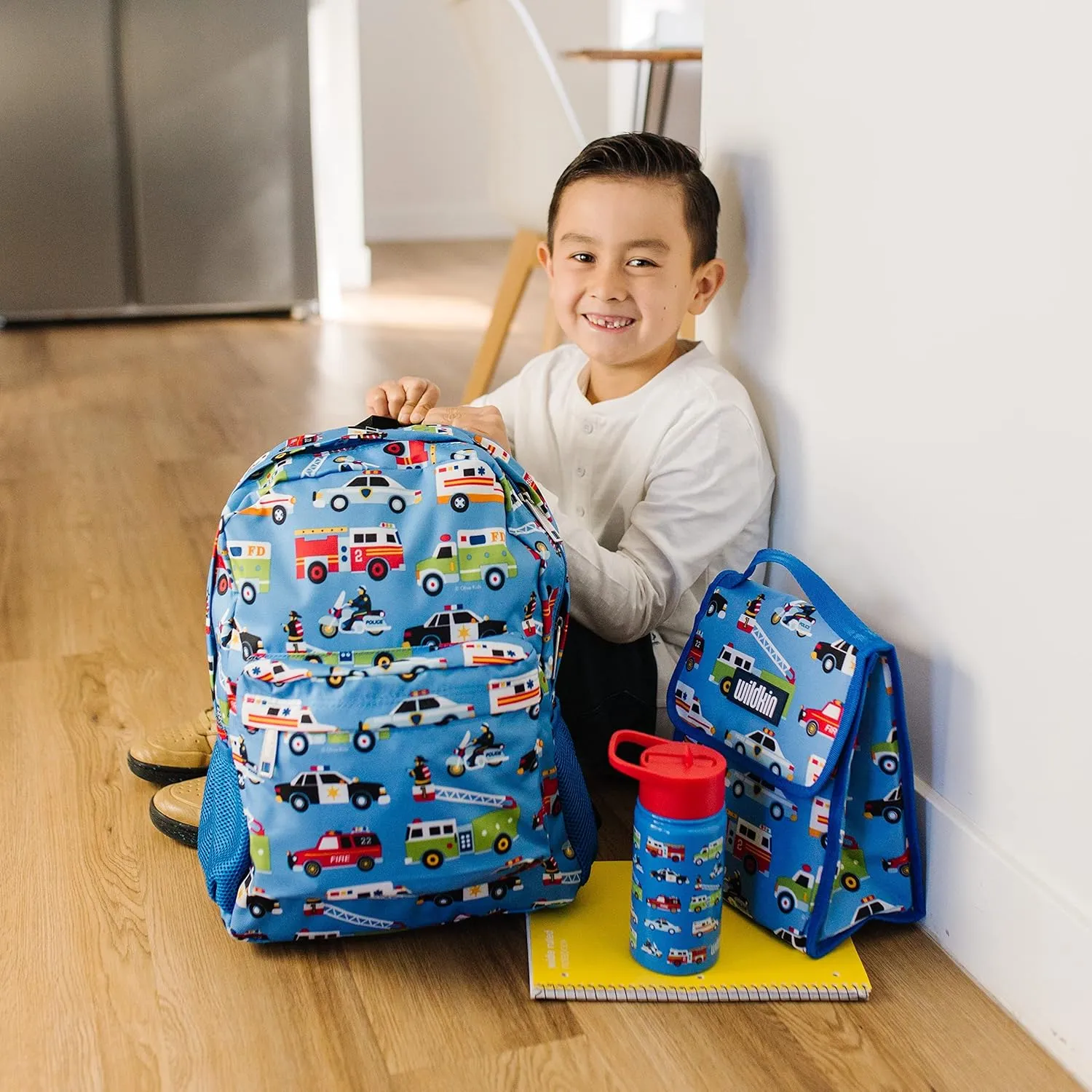 Wildkin 16-inch Kids Backpack – Durable, Padded & Spacious School Bag for Boys & Girls - Heroes