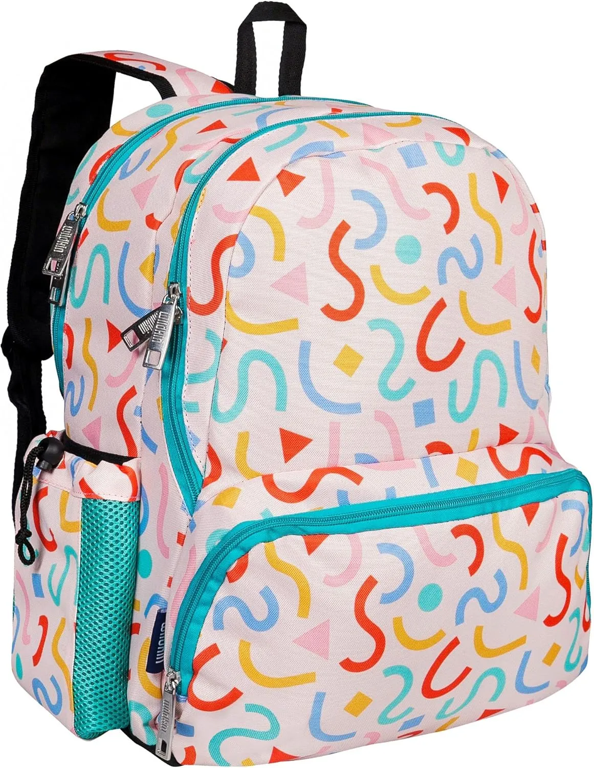 Wildkin 17-inch Kids Backpack – Durable, Lightweight School Bag for Boys & Girls - Confetti Peach