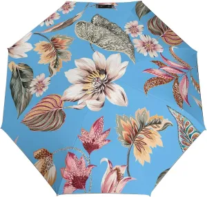 Windproof Travel Umbrellas for Rain,Ethnic Colorful Flowers Durable & Compact Umbrella-Waterproof Canopy for Backpack, Purse, Portable, Umbrella for Travel