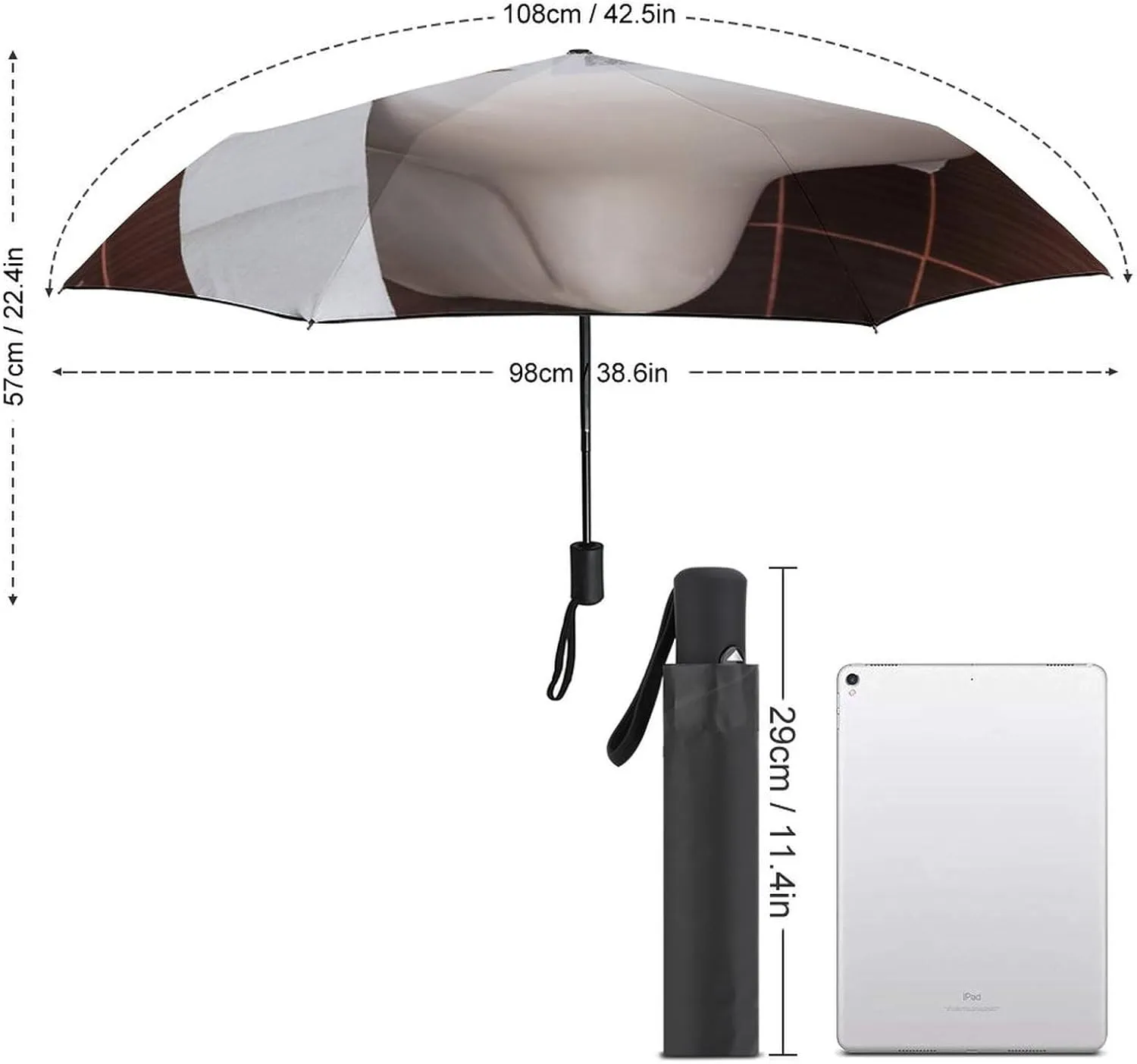 Windproof Travel Umbrellas for Rain,Groovy Flame Fire Pattern Durable & Compact Umbrella-Waterproof Canopy for Backpack, Purse, Portable, Umbrella for Travel
