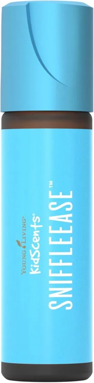 Young Living KidScents SniffleEase Essential Oil Roll-On | 10 ml | Supports Feeling of Normal & Clear Breathing | Blend of Eucalyptus and Palo Santo | No Synthetic Perfumes, Dyes, or Artificial Colors