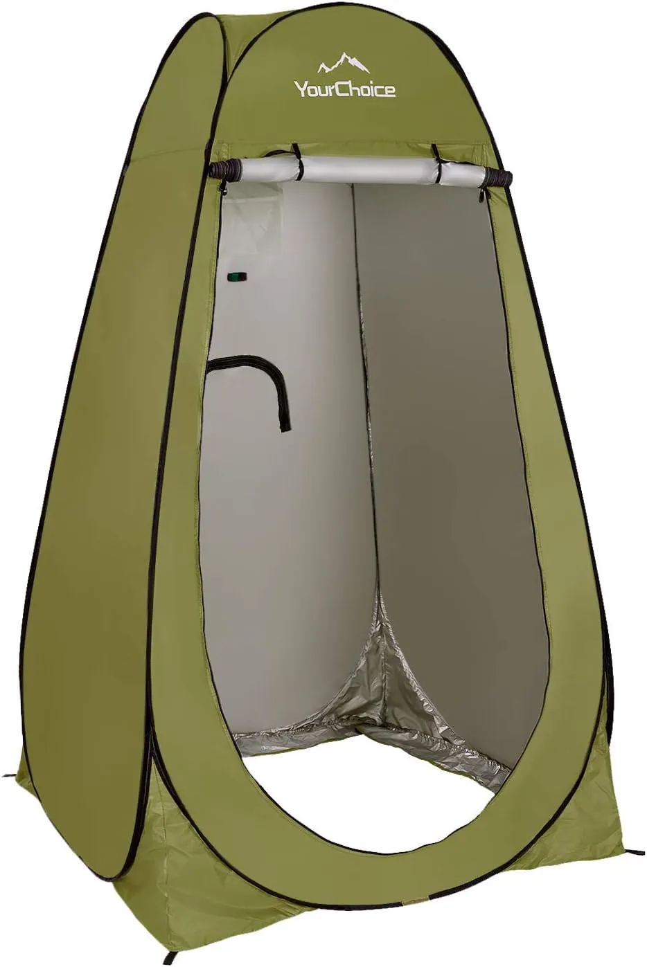 Your Choice Pop Up Privacy Shower Tent - Portable Changing Tent for Camping, Beach & Hiking - 6.2FT Lightweight with Carry Bag, Quick Setup & Full Coverage